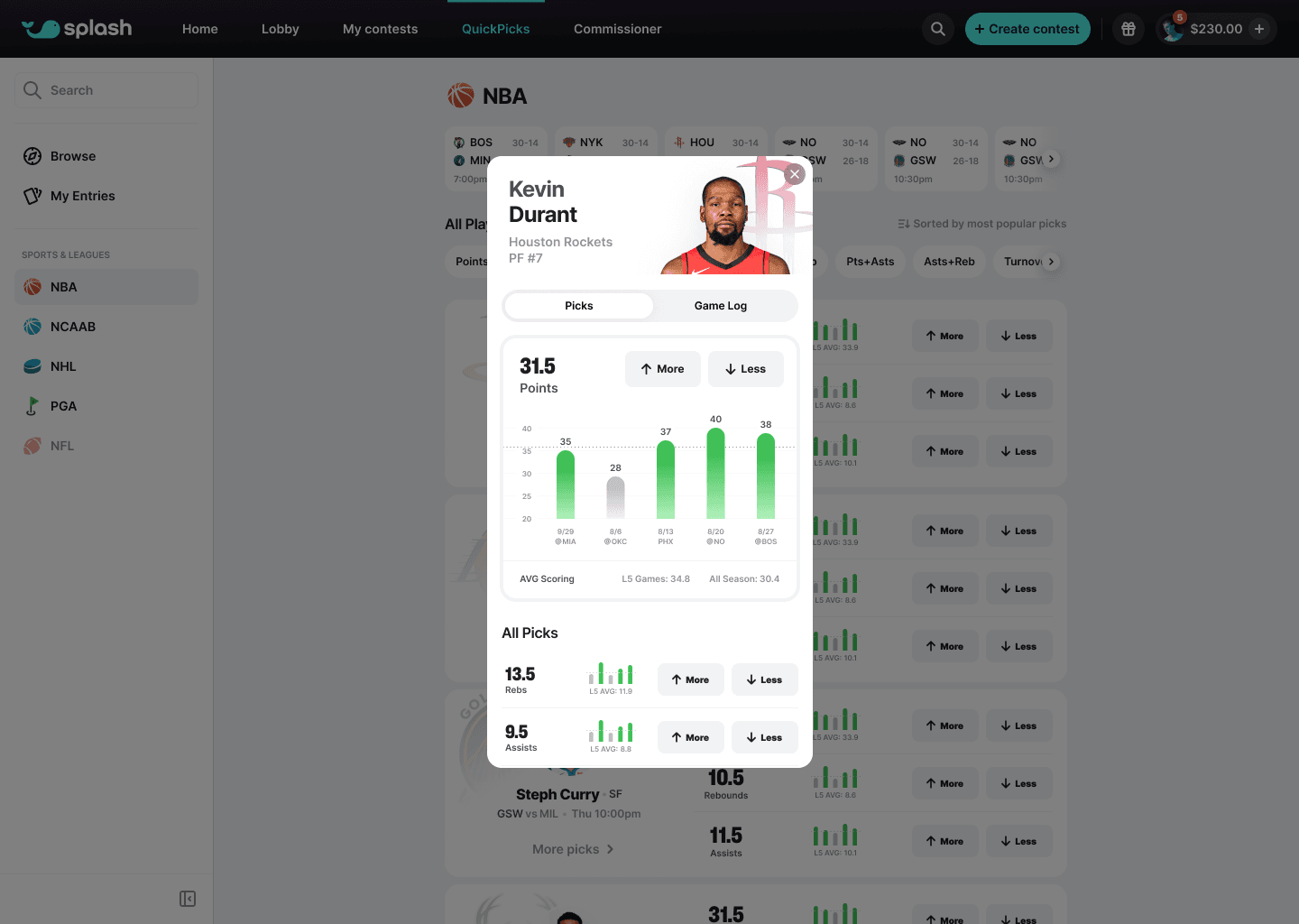 Player Cards